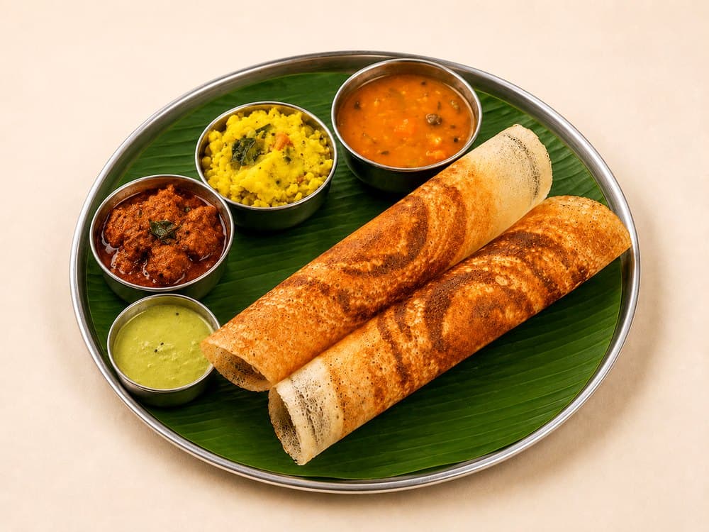 Chicken Kari Dosa