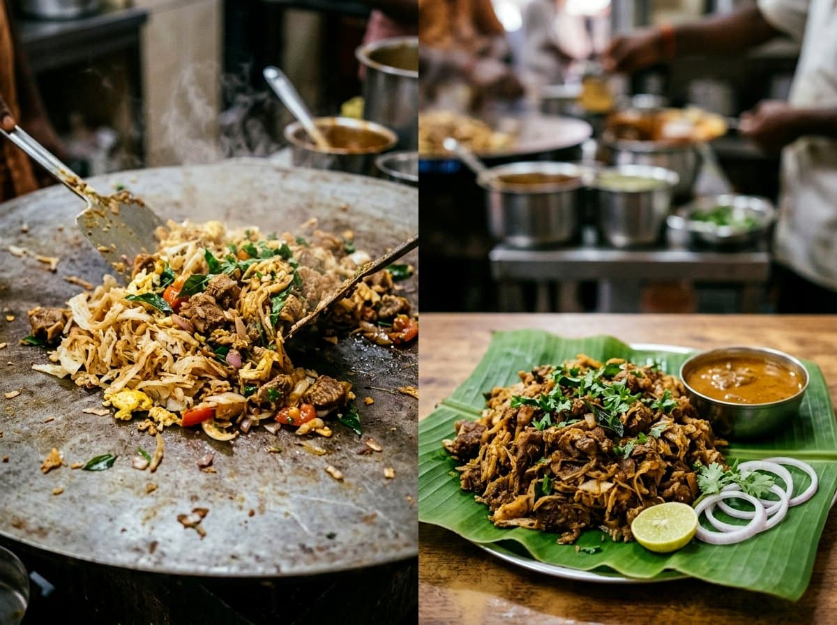 Chicken Kothu Parotta